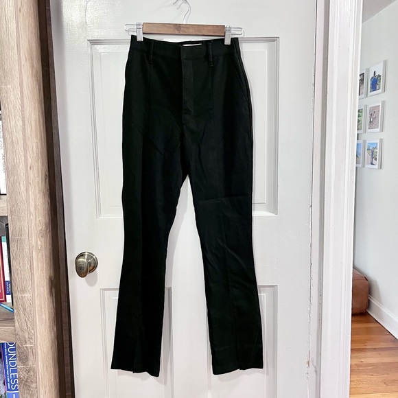 Abercrombie Black Split Hem Pants - Picture 4 of 10